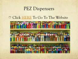 PEZ Dispensers