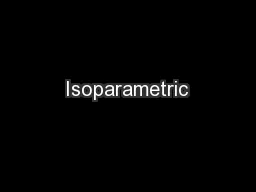 Isoparametric