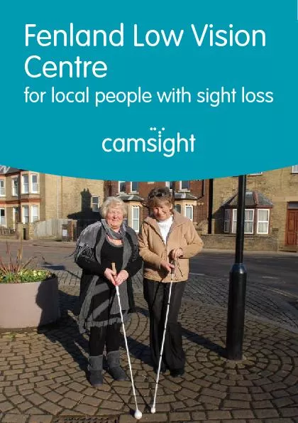Fenland Low VisionCentre for local people with sight loss