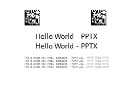 Hello World - PPTX