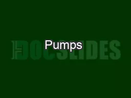 Pumps & Parts