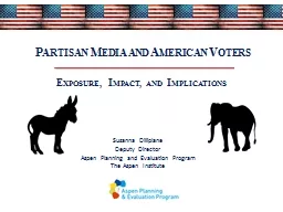Partisan Media and American Voters