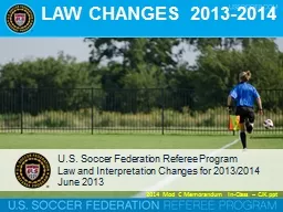 LAW CHANGES 2013-2014