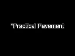 “Practical Pavement