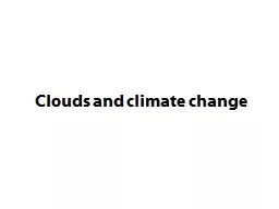 Clouds and climate change