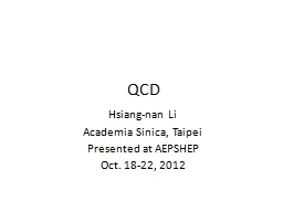 QCD Hsiang-nan Li