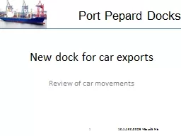 New dock for car exports