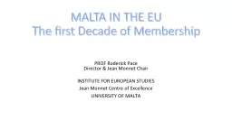 MALTA IN THE EU