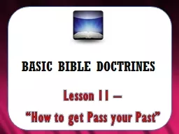 BASIC BIBLE DOCTRINES