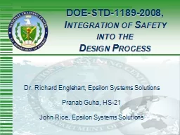 DOE-STD-1189-2008,