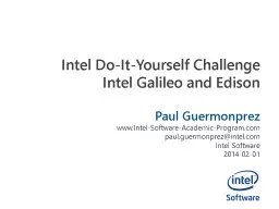 Intel Do-It-Yourself Challenge