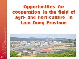 Opportunities for cooperation in the field of