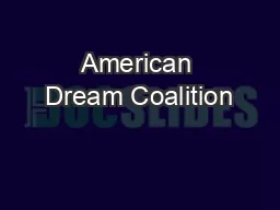 American Dream Coalition