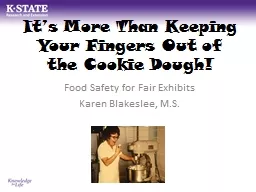 It’s More Than Keeping Your Fingers Out of the Cookie Dou