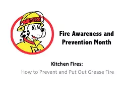 Fire Awareness and Prevention Month
