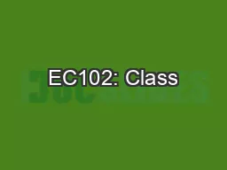 EC102: Class