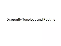 Dragonfly Topology and Routing