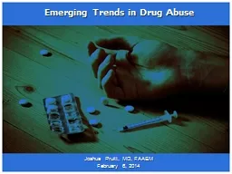 Emerging Trends in Drug Abuse
