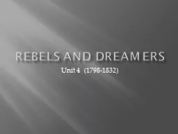 Rebels and dreamers