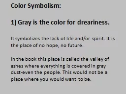 Color Symbolism: