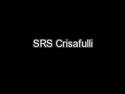 SRS Crisafulli