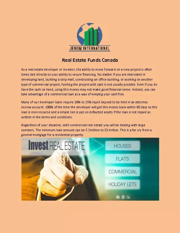 Real Estate Funds Canada