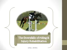 The Downfalls of riding & Injury Rehabilitation