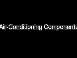 Air-Conditioning Components