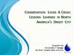 Conservation Loves A Crisis: Lessons Learned in North Ameri