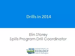 Drills in 2014