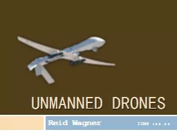 Unmanned drones