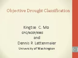 Objective Drought Classification