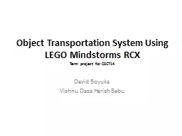 Object Transportation System Using LEGO