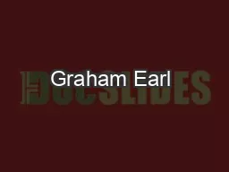Graham Earl & Tom Dargie: Part 1