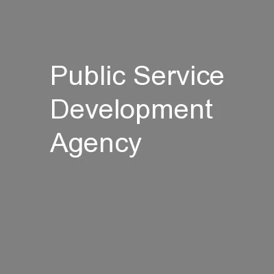 Public Service Development Agency