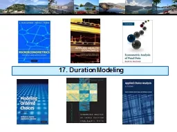 17. Duration Modeling