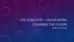 Life concepts – housework: cleaning the Floors