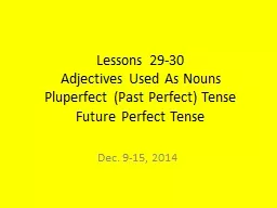 Lessons 29-30