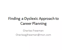 Finding a Dyslexic Approach to Career