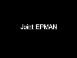 Joint EPMAN