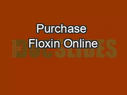 Purchase Floxin Online