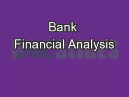 Bank Financial Analysis