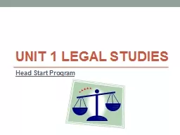 Unit 1 Legal Studies