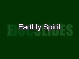 Earthly Spirit
