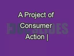 A Project of Consumer Action |