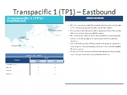 Transpacific 1 (TP1) – Eastbound