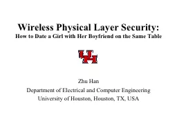 Wireless Physical Layer Security: