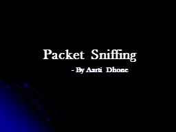 Packet  Sniffing