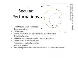 Secular Perturbations