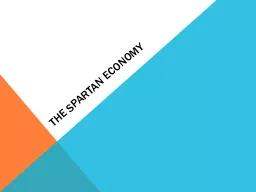 The Spartan Economy